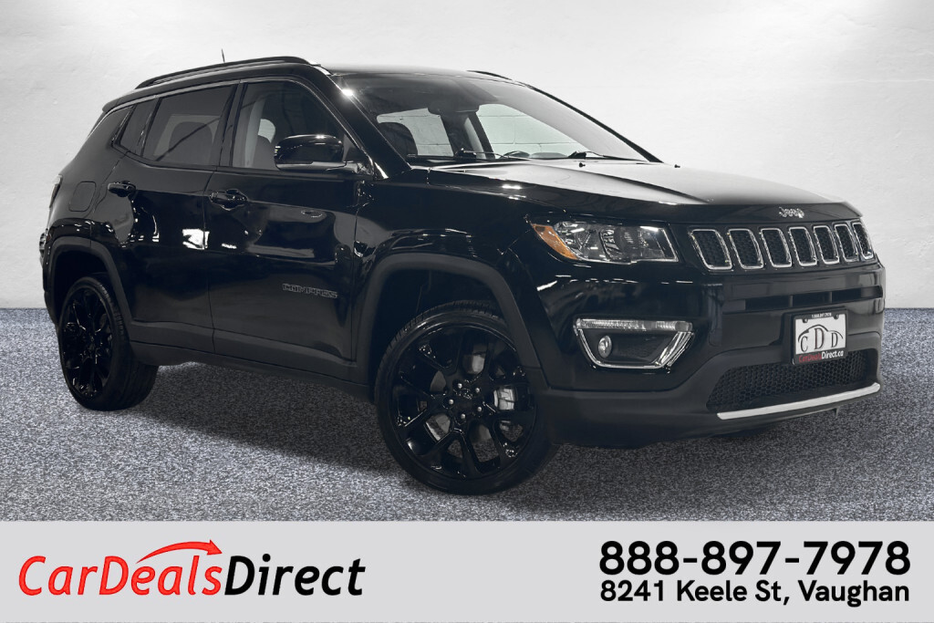2020 Jeep Compass 4x4 Limited/Leather/NAVI/Sunroof/Back Up Cam/