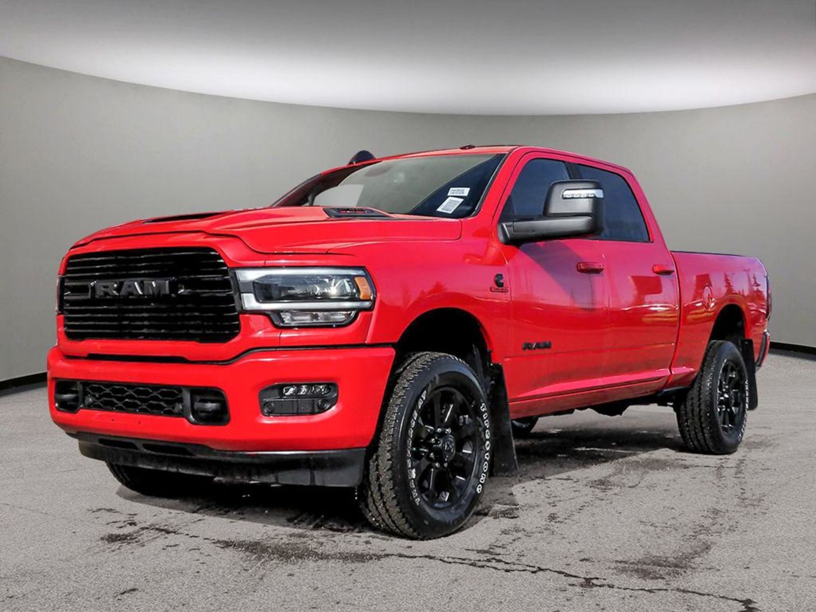 2024 Ram 2500 LARAMIE NIGHT EDITION IN FLAME RED EQUIPPED WITH A