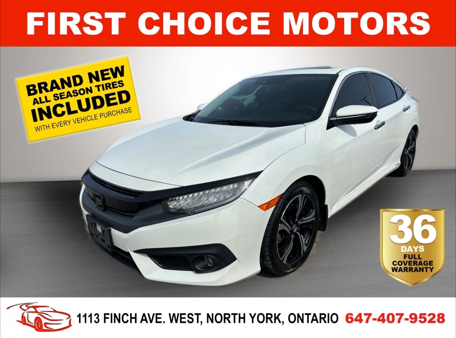 2018 Honda Civic TOURING ~AUTOMATIC, FULLY CERTIFIED WITH WARRANTY!
