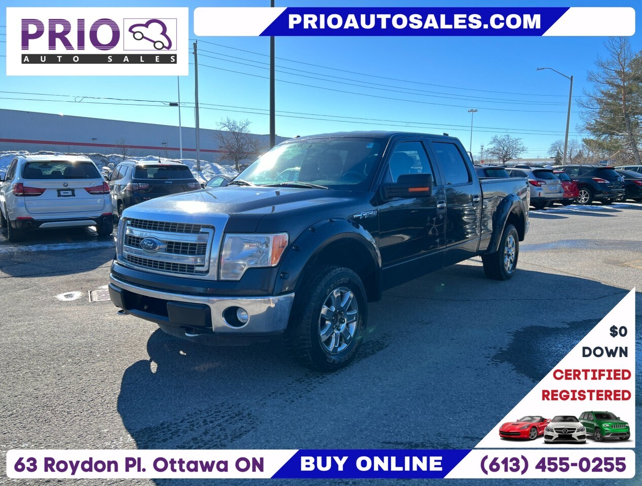2014 Ford F-150 4WD SuperCrew Styleside 5-1/2 Ft Box XLT