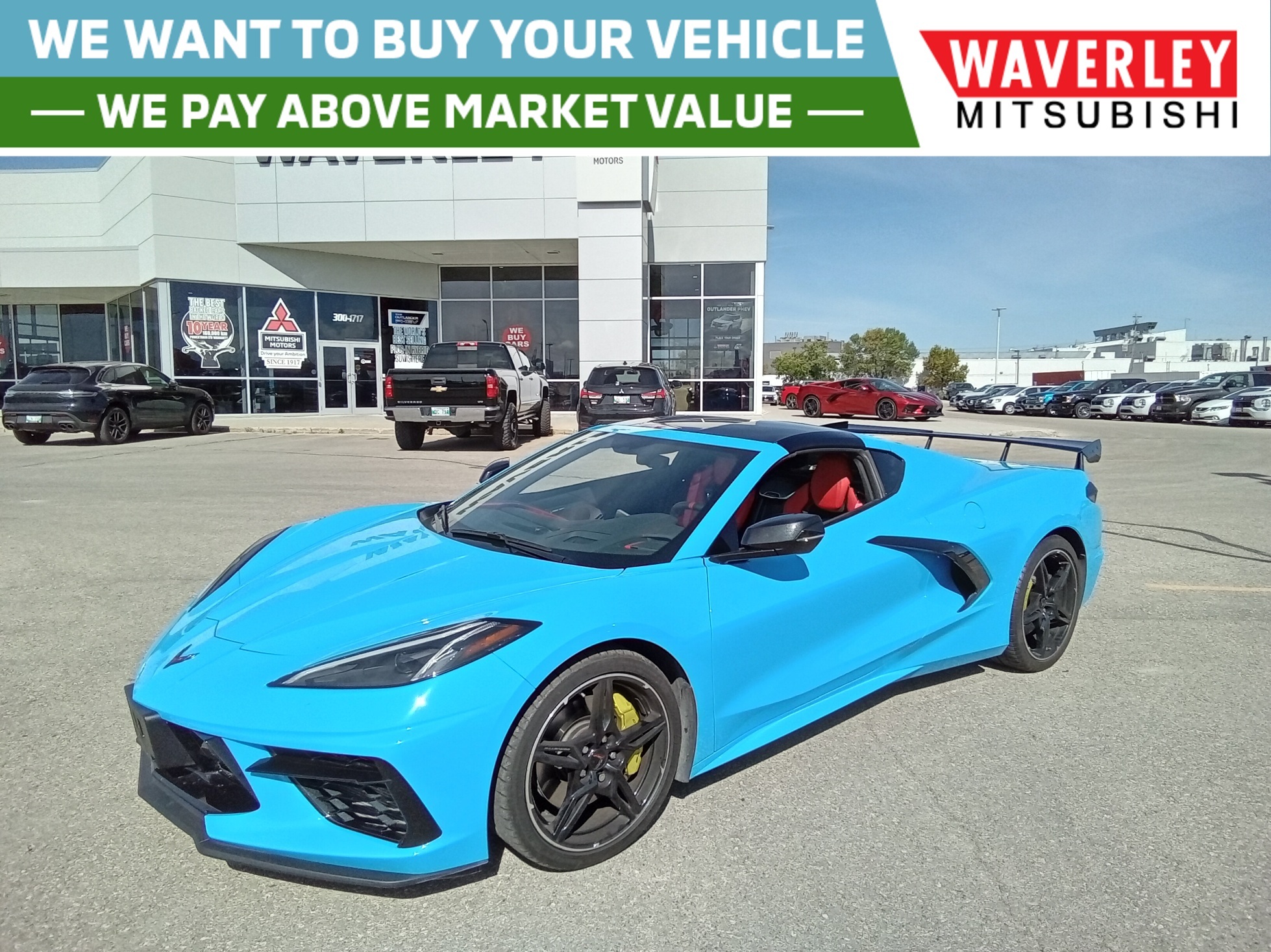 2020 Chevrolet Corvette 2LT | Heads Up Display | Red leather | AWE Exhaust
