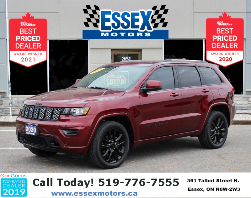 2020 Jeep Grand Cherokee Altitude*4x4*Low K's*Heated Leather*Sun Roof*BT