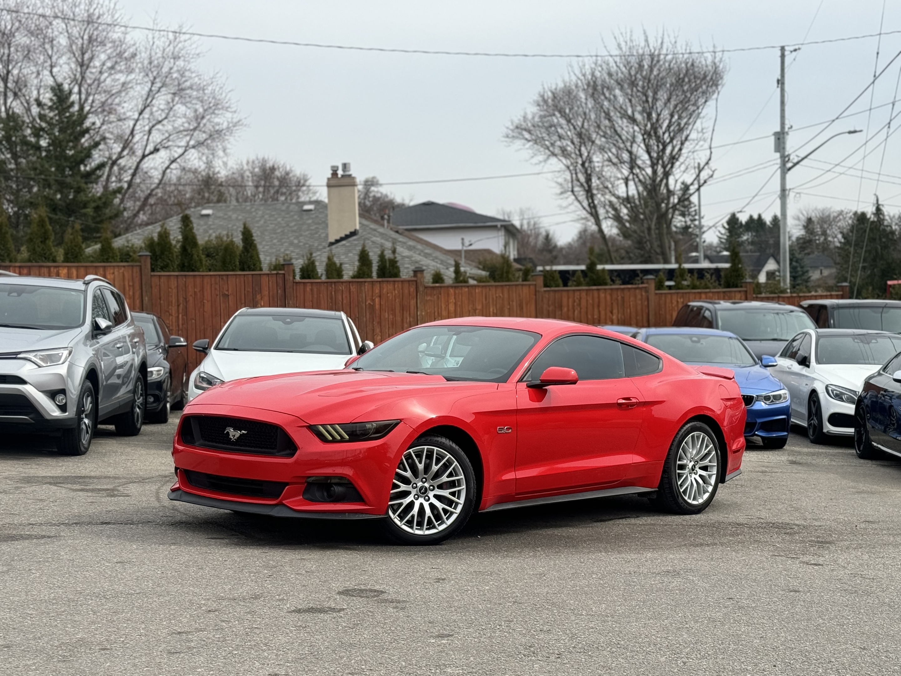 2017 Ford Mustang Fastback GT / 6MT / Rare / Race Red