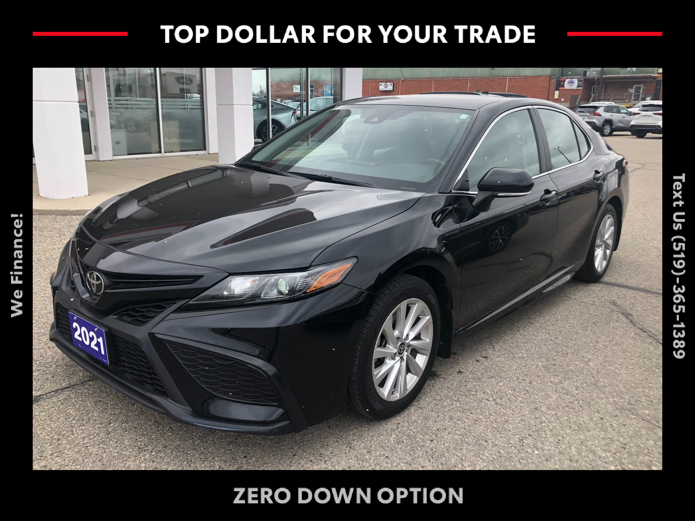 2021 Toyota Camry SE EDITION--HEATED LEATHER--REAR CAMERA