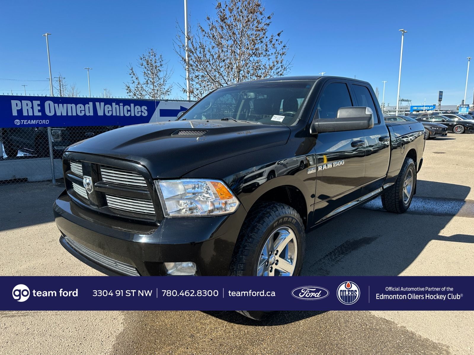 2012 Ram 1500 SPORT-4X4, CREWCAB, POWER OPTIONS AND MUCH MORE!!