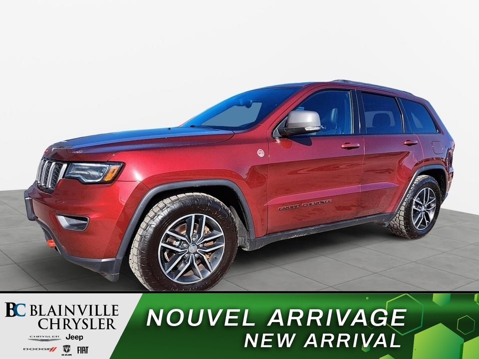 2018 Jeep Grand Cherokee TRAILHAWK 4X4 V6 MAGS CUIR GPS SUSPENSION RÉGLABLE