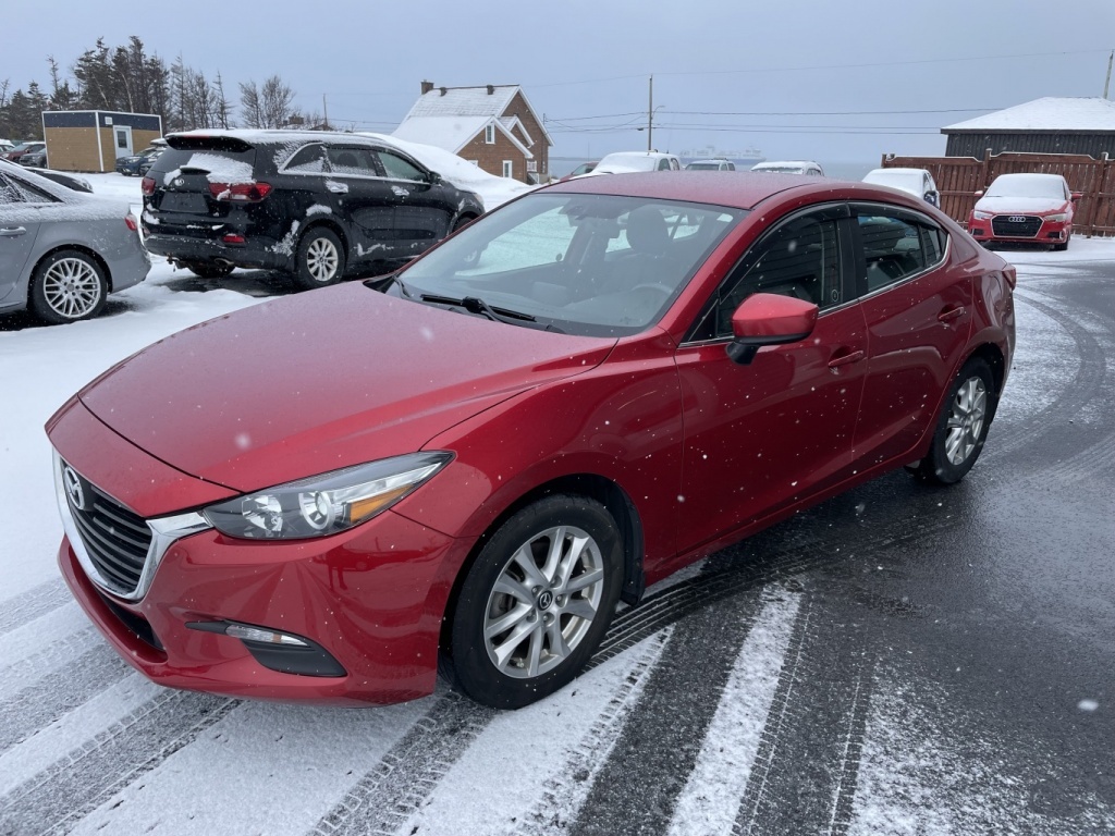 2017 Mazda Mazda3 SE, cuir, caméra de recul, roues + pneus hiver inc