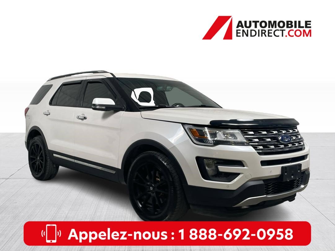 2016 Ford Explorer Limited AWD Mags Cuir GPS Sièges chauffants