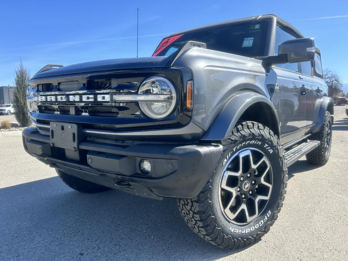 2023 Ford Bronco Outerbanks, 2.7L soft top, 360 camera