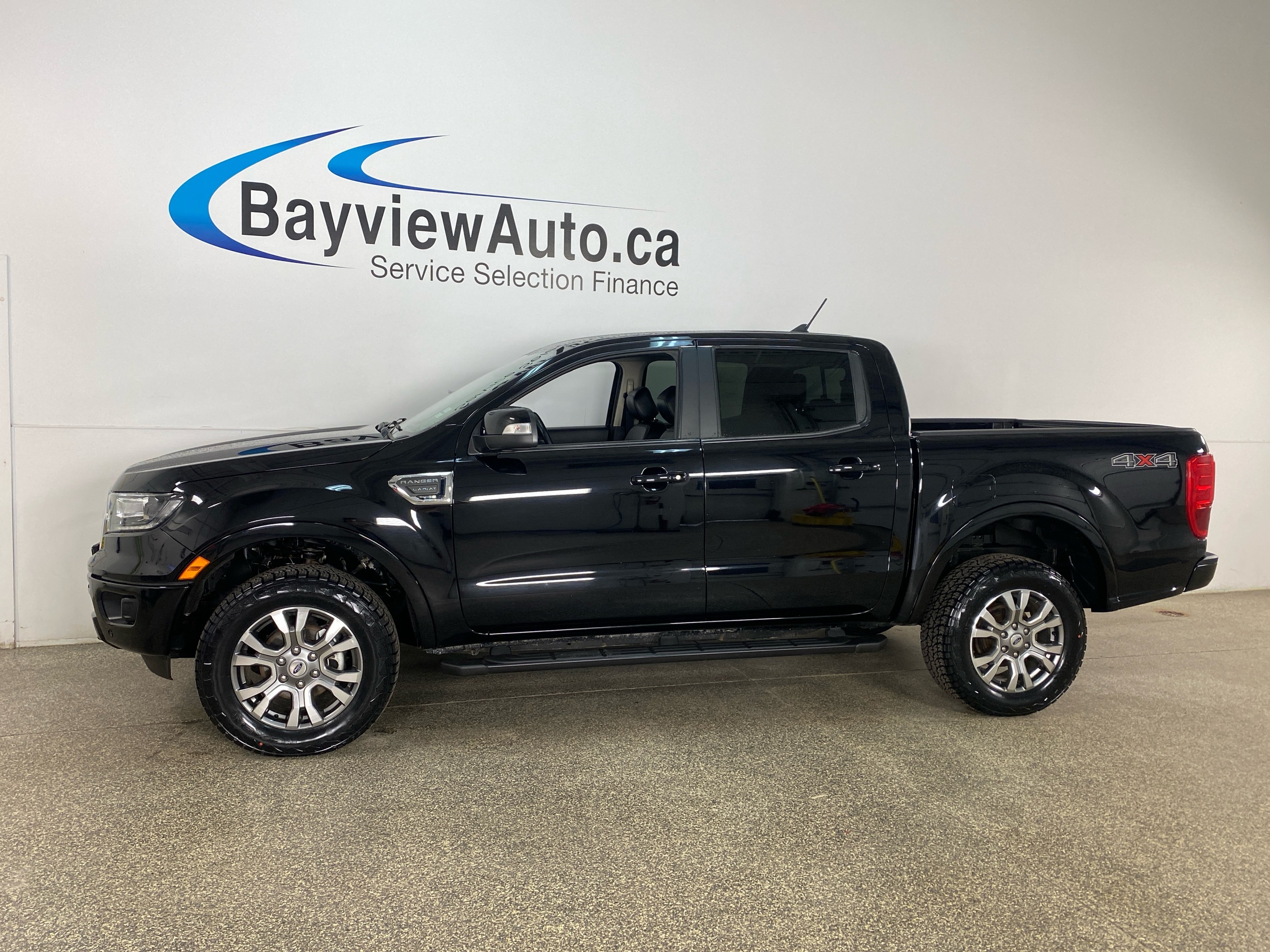 2020 Ford Ranger LARIAT CREW 4WD, HEATED BLACK LEATHER & MORE!