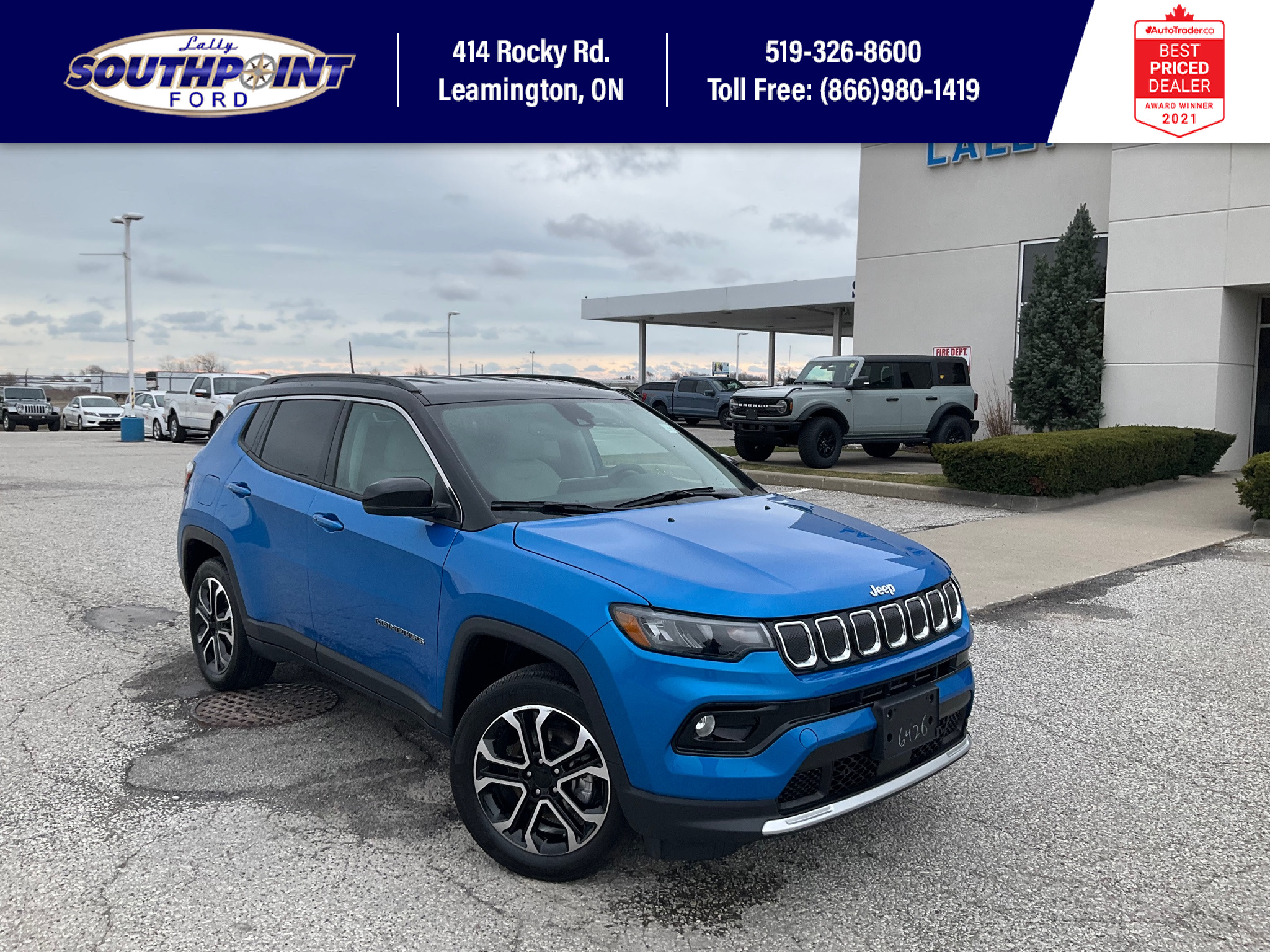 2022 Jeep Compass HTD SEATS | HTD STEERING | REMOTE START