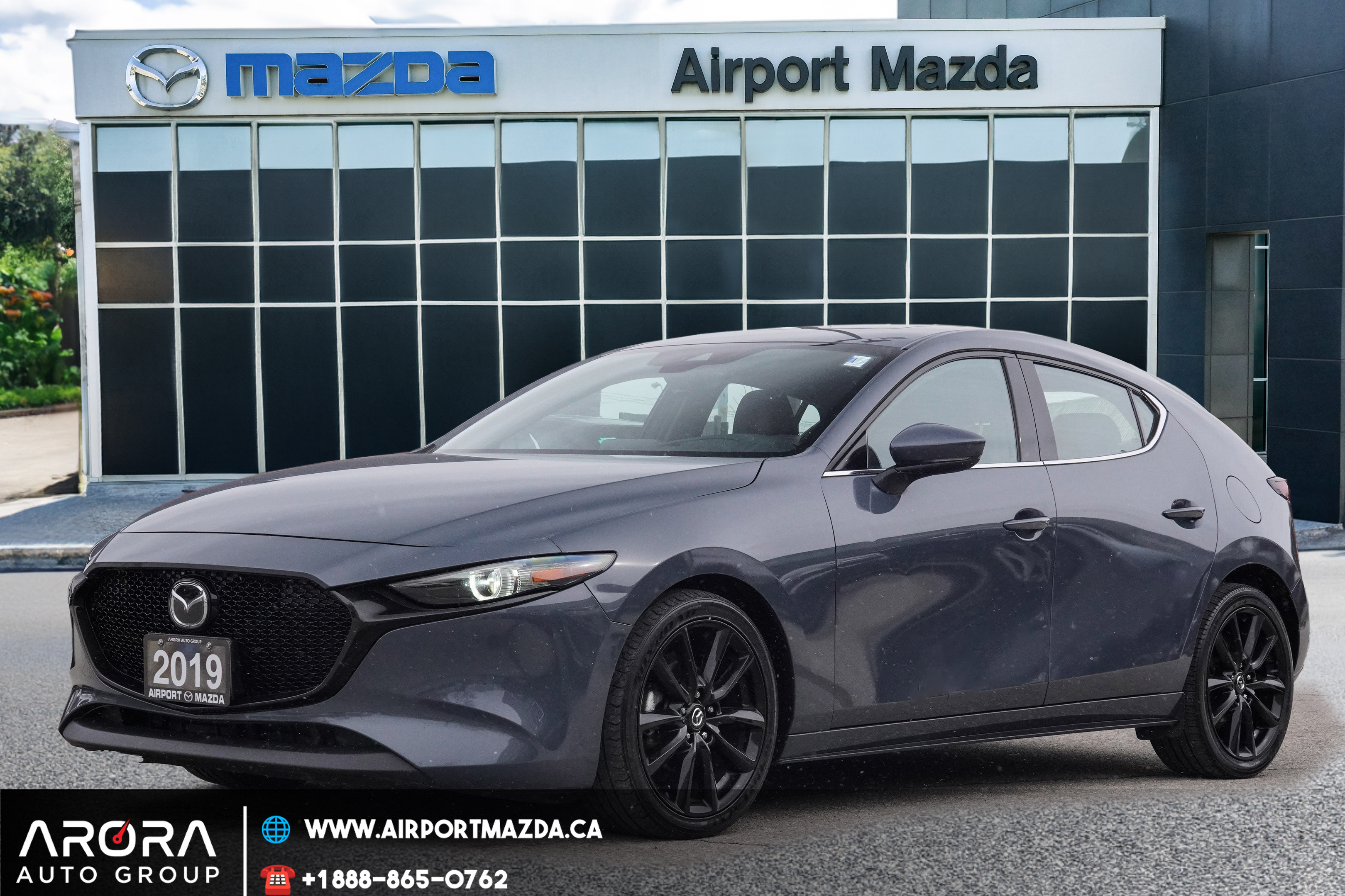 2019 Mazda Mazda3 Sport GT/Red Interior/No Accident/Premium Pkg/CPO Ready
