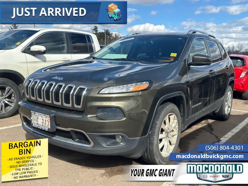 2015 Jeep Cherokee Limited  - Leather Seats -  Bluetooth