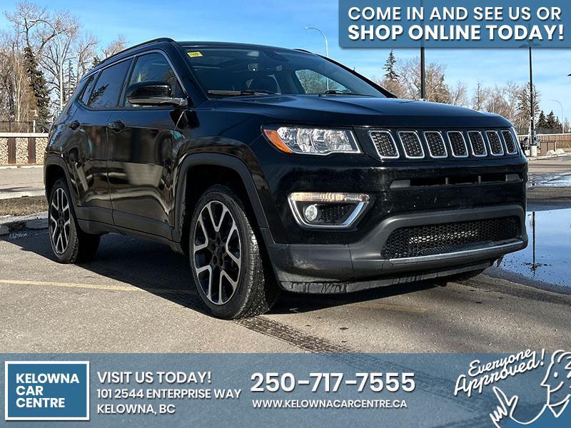 2020 Jeep Compass Limited 4X4 $199B/W /w Panoramic Roof, Heated Leat