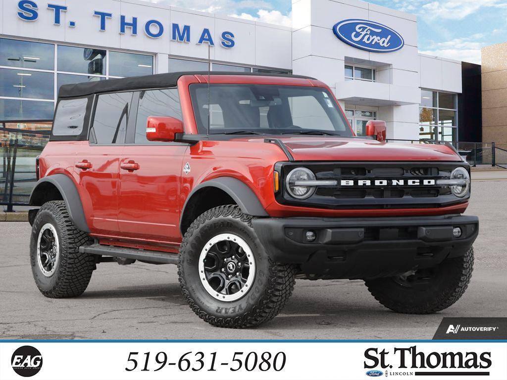 2022 Ford Bronco Out Banks AWD Leather Seats Navigation Alloy Wheel