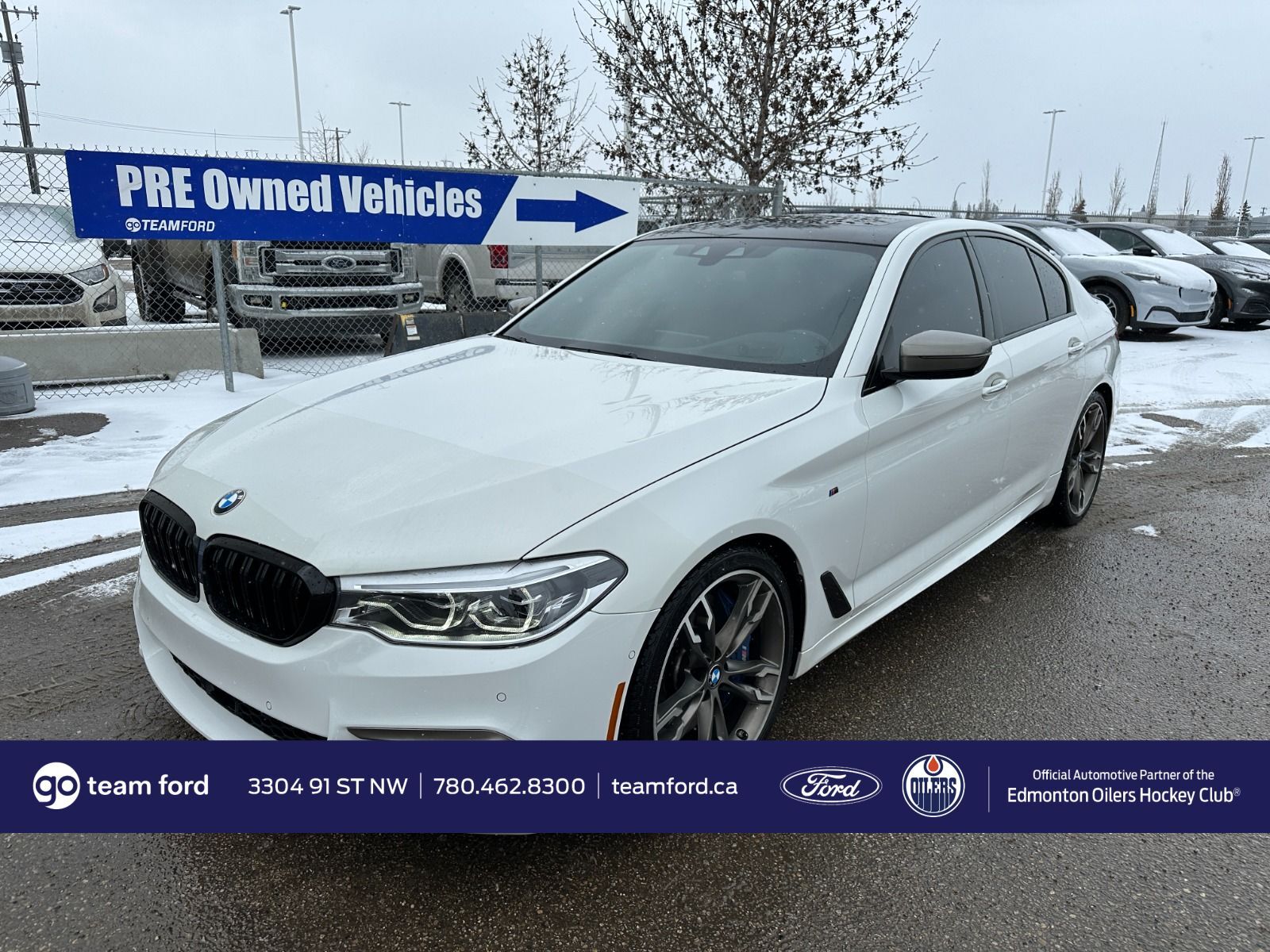 2018 BMW 5 Series M550-  xDRIVE, LEATHER, SUN ROOF, HEATED SEATS, RE