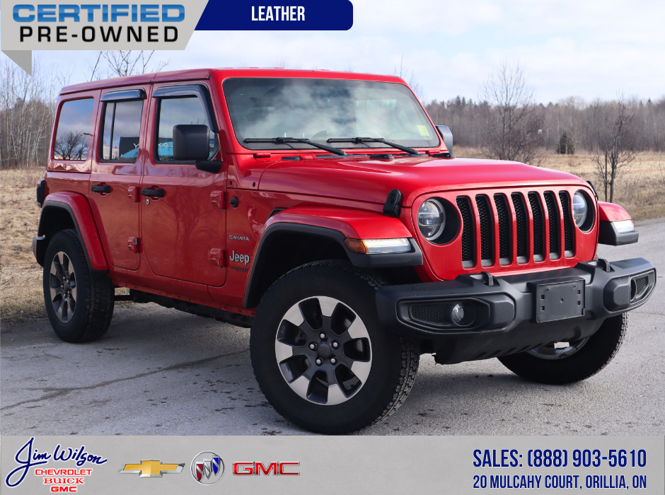 2018 Jeep WRANGLER UNLIMITED Sahara 4x4 | AUDIO PACKAGE | LEATHER 