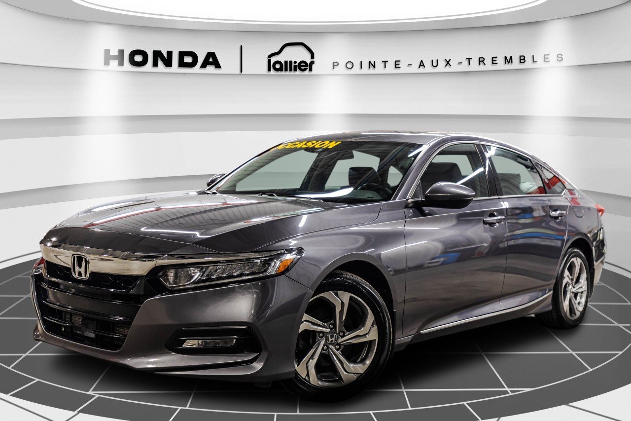 2018 Honda Accord EX-L 1 PROPRIO CUIR TOIT OUVRANT 1 OWNER LEATHER S