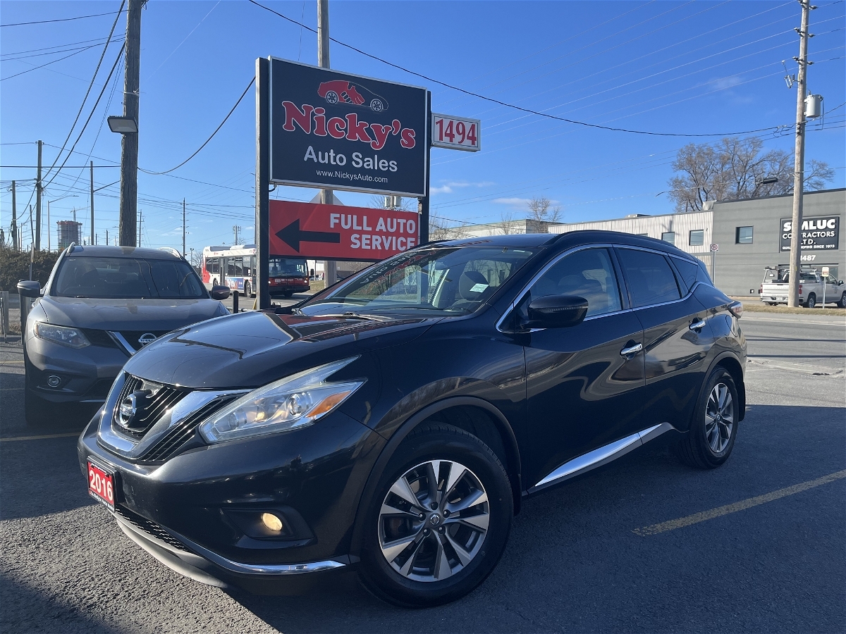 2016 Nissan Murano SV AWD - NAVI - R.CAM - PANO ROOF - NO ACCIDENTS!