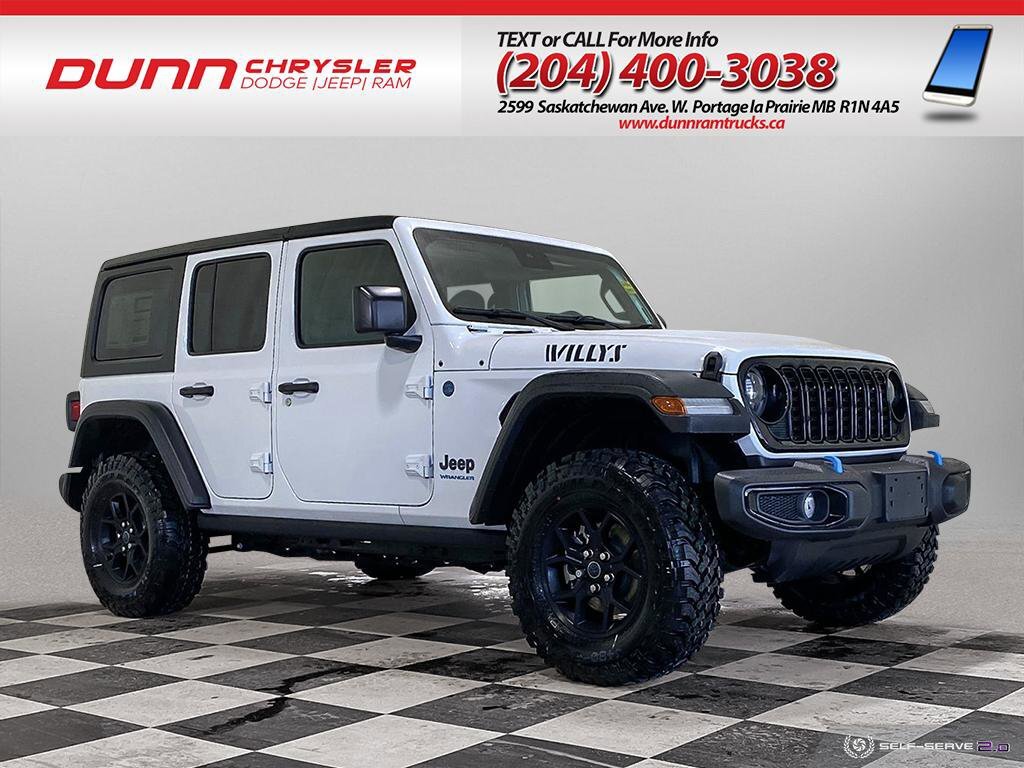 2024 Jeep Wrangler 4xe | WILLYS 4XE |  NO PAYMENTS FOR 90 DAYS |ADAPTIVE 