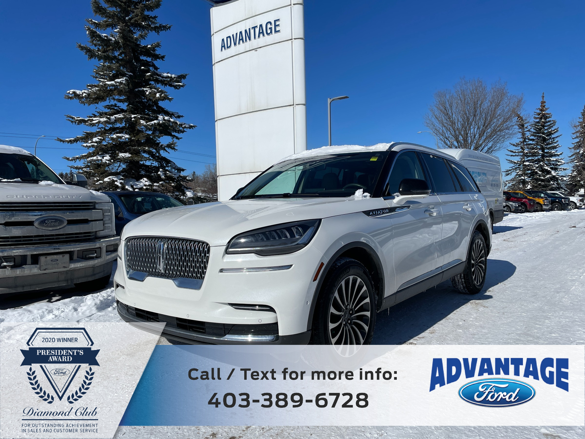 2023 Lincoln Aviator Reserve Immaculate Unit, 3.0 Turbo Engine, Heated 