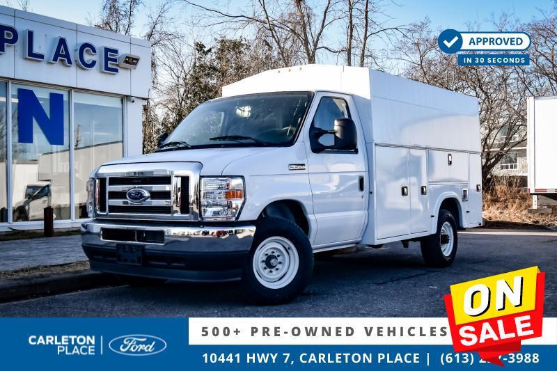 2024 Ford E-Series Cutaway BASE  KUV ALU service body with hitch