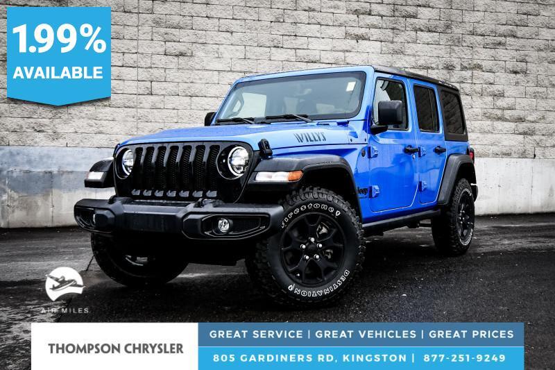 2023 Jeep Wrangler Willys  - Navigation -  Uconnect - $369 B/W