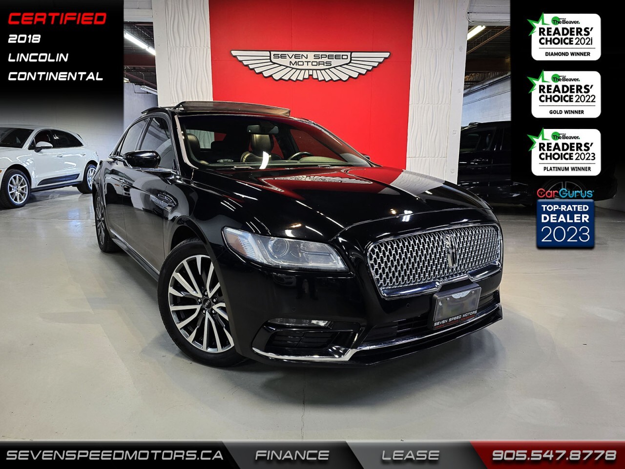 2018 Lincoln Continental CleanCarfax/2setsRims/Certified/Finance
