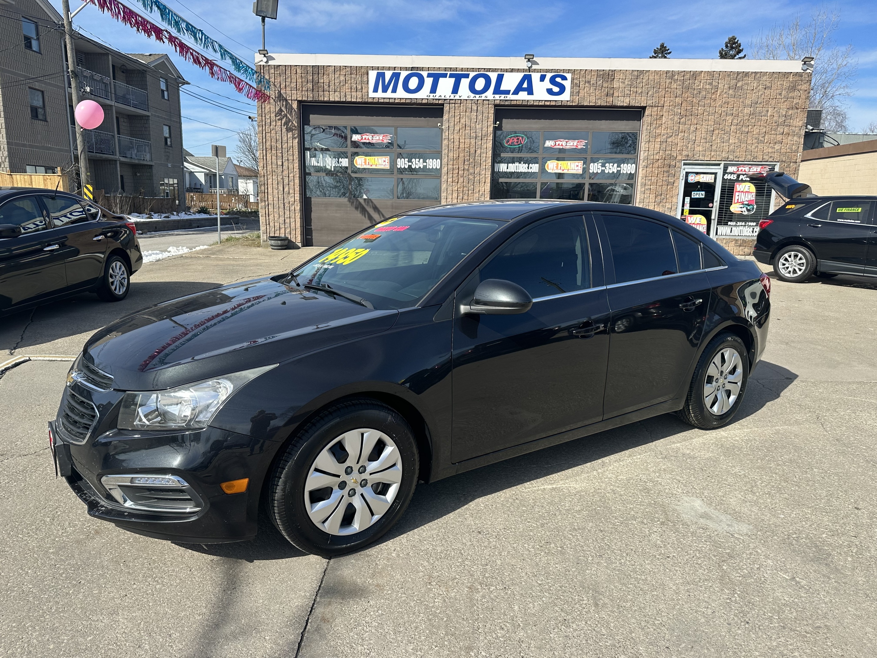 2016 Chevrolet Cruze 4dr Sdn LT   AUTOMATIC  95000 KMS