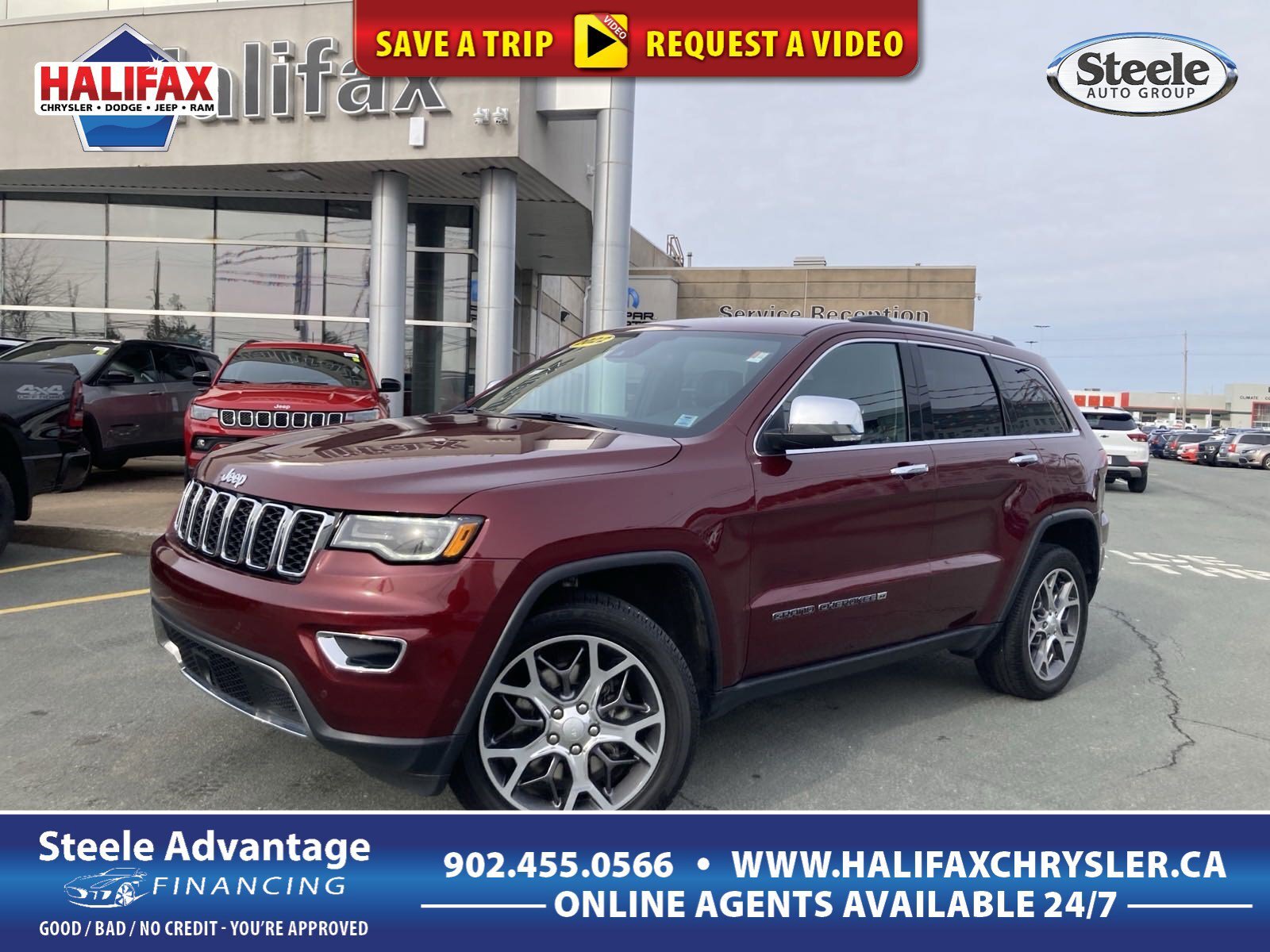 2022 Jeep Grand Cherokee WK Limited - LOW KM, NAV, HTD MEMORY LEATHER SEATS AN