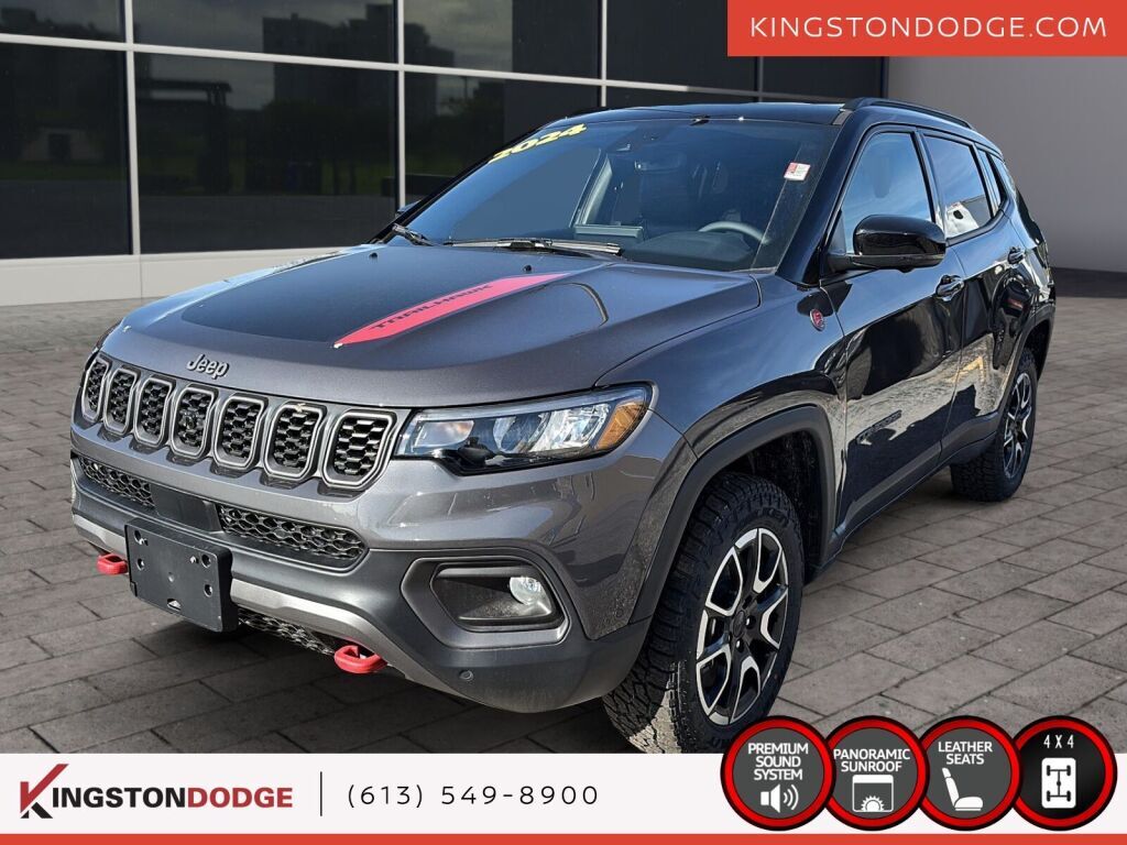 2024 Jeep Compass Trailhawk | 0% FINANCING (OAC) AVAILABLE! | Demo |