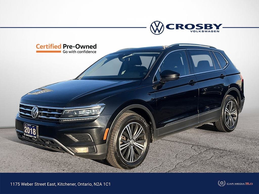 2018 Volkswagen Tiguan Highline with Drivers Assistance. No Accidents