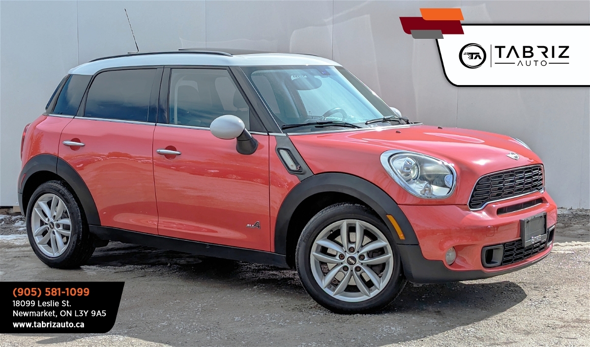 2012 MINI Countryman COOPER S/ALL4/AWD/AUTO/PANOROOF