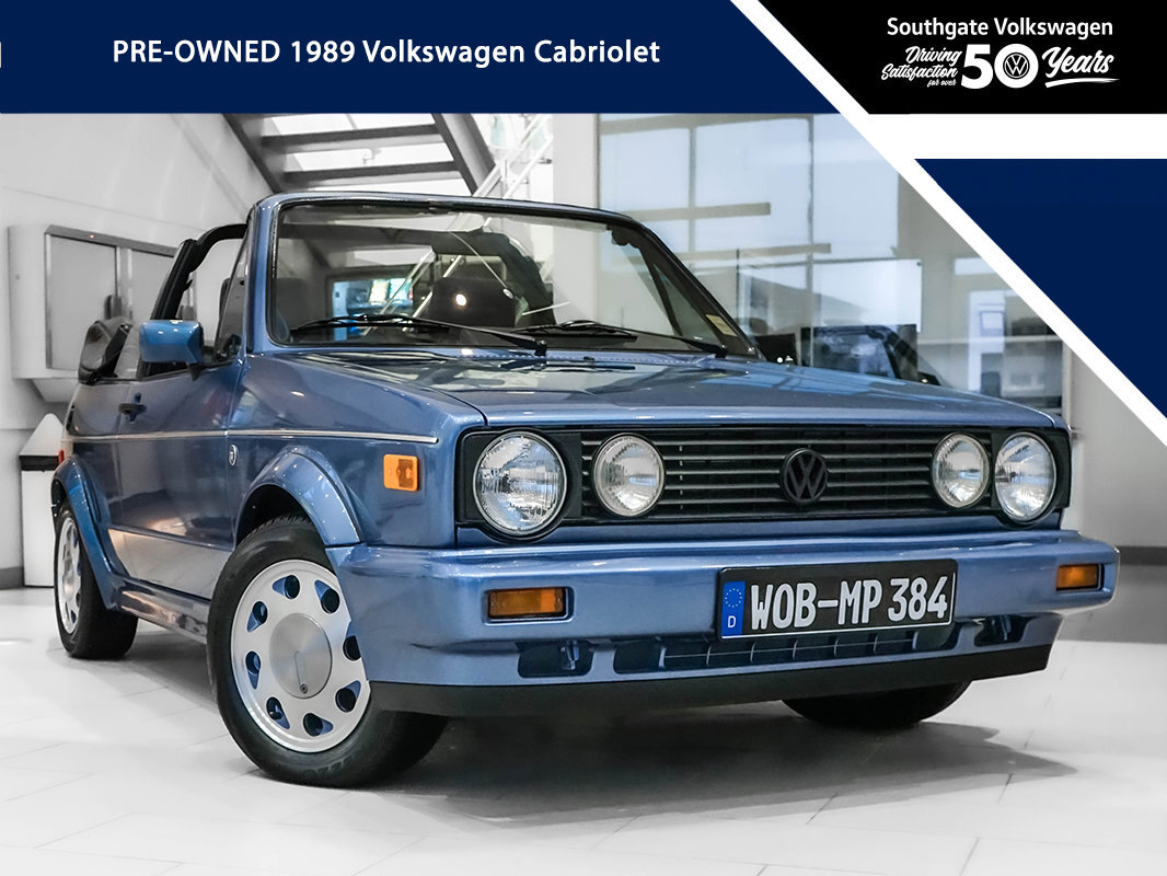 1989 Volkswagen Cabriolet 