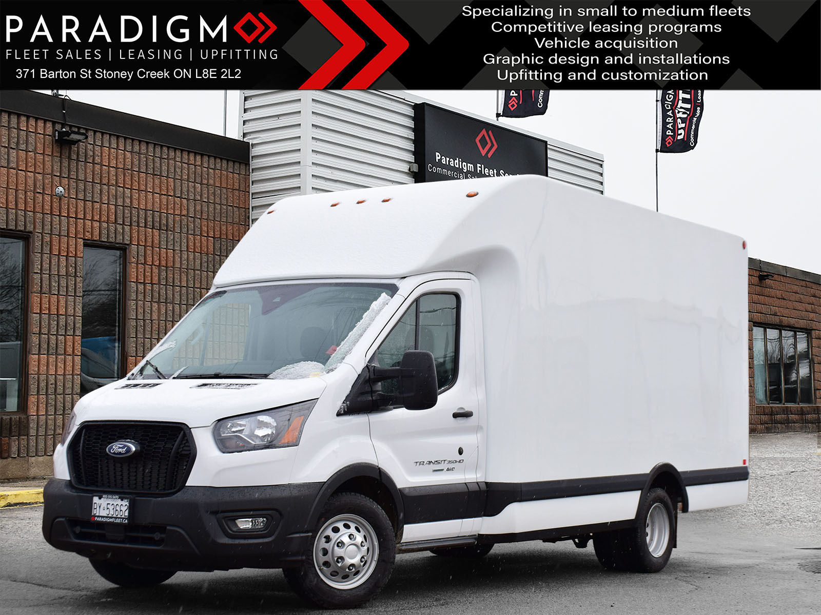 2023 Ford Transit 148-Inch WB Box Truck 3.5L V6 *RENTAL AVAILABLE*