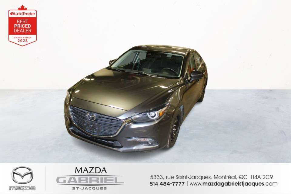 2018 Mazda Mazda3 GT+JAMAIS ACCIDENTE+1 PROPRIETAIRE