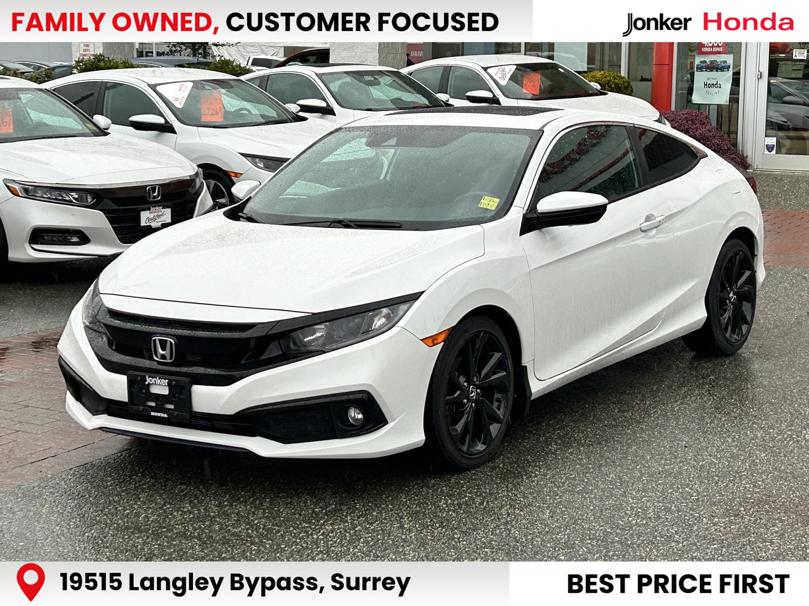 2019 Honda Civic Coupe  LOCAL B.C  CAR FULLY SERVICED LOW MILAGE
