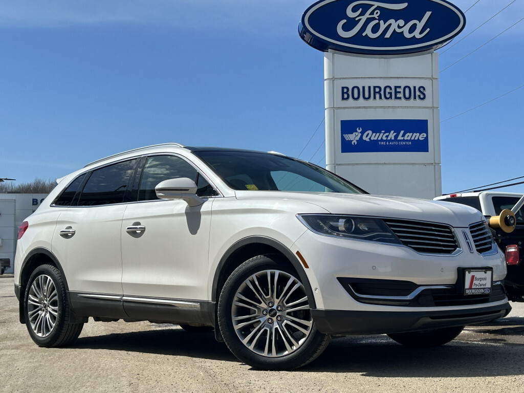 2018 Lincoln MKX Reserve AWD  *360 CAM, MOONROOF, HTD SEATS*