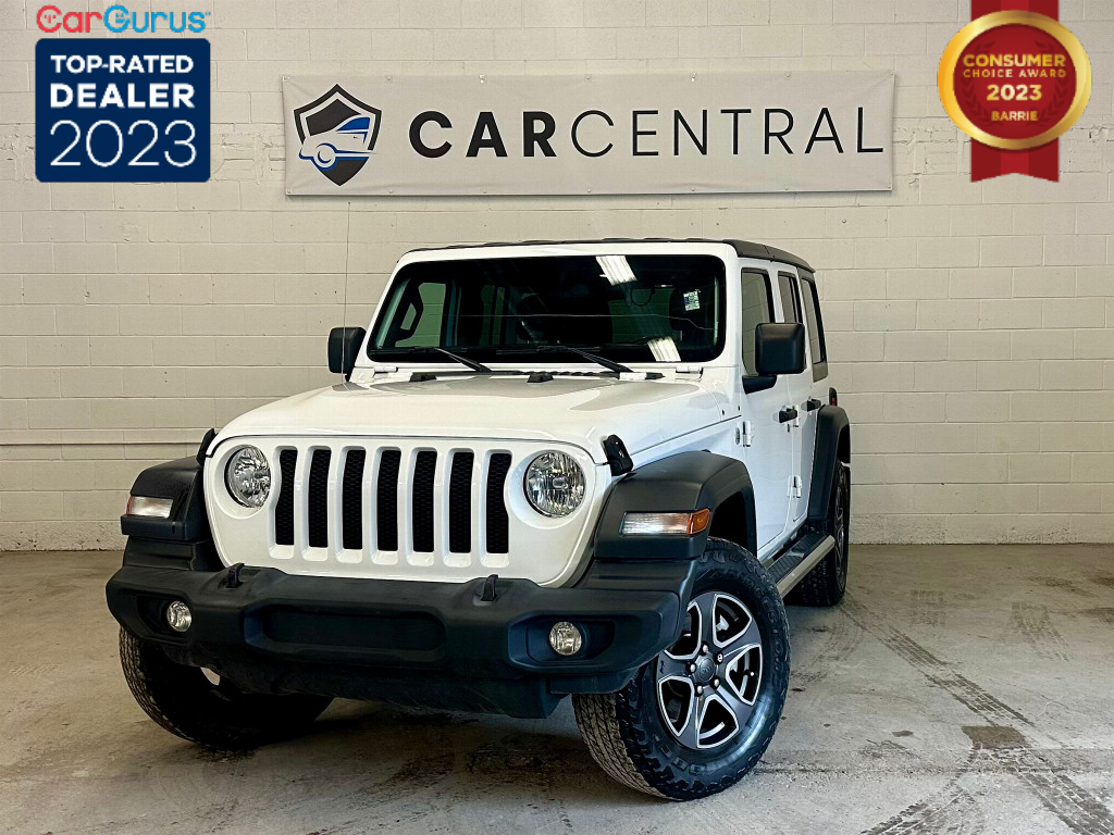 2019 Jeep WRANGLER UNLIMITED Sport 4x4| No Accident| Rear Cam| Push Start| Blue