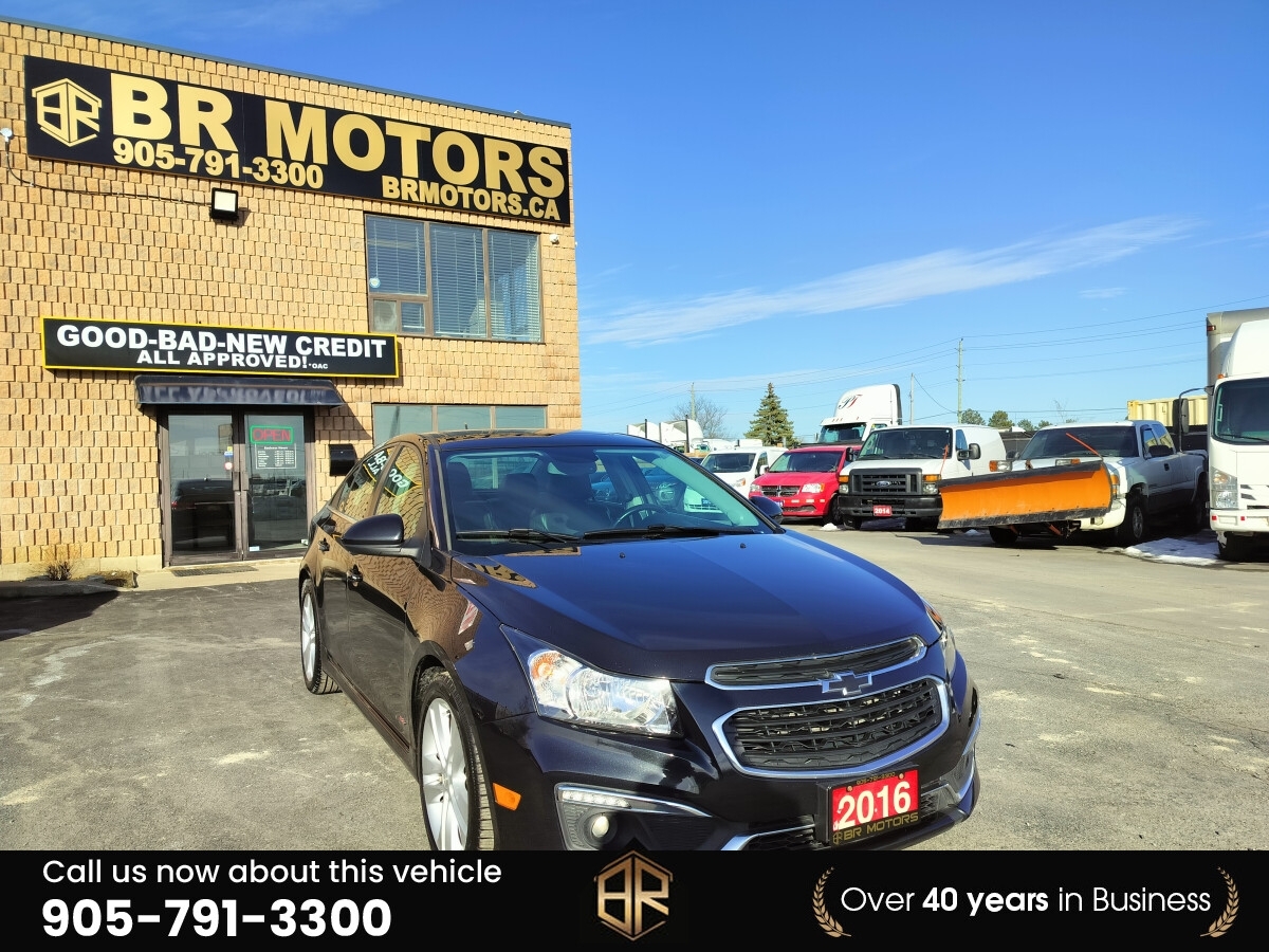 2016 Chevrolet Cruze No Accidents | 2LT | RS |  Sun Roof | Heated Seats