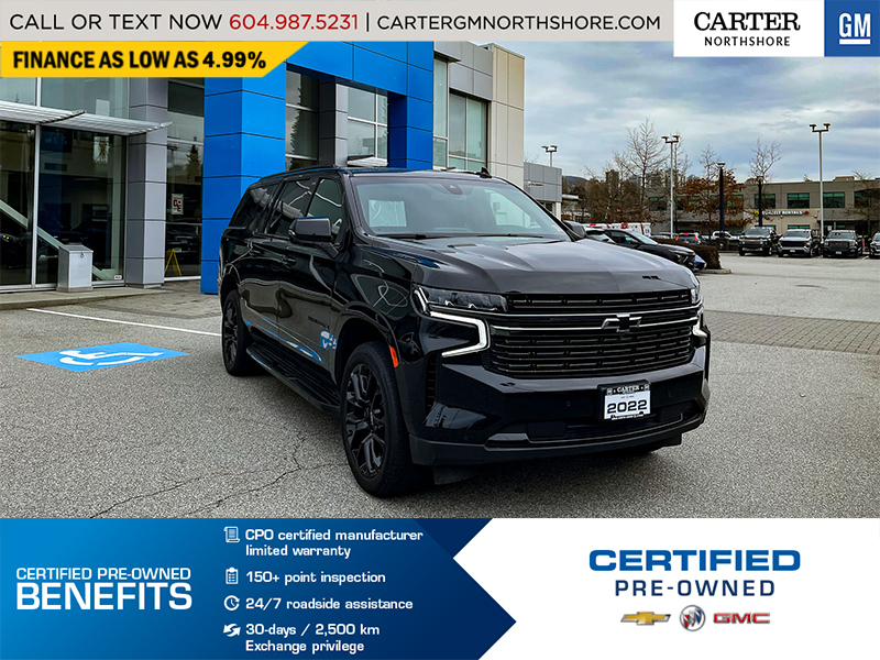 2022 Chevrolet Suburban 4WD 4dr RST/FINANCE 4.99% FOR 24mo 
