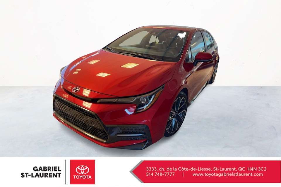2020 Toyota Corolla XSE + CUIR + TOIT OUVRANT + GPS + Certifié ***WILL