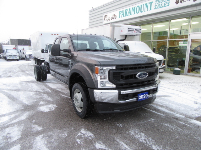 2020 Ford F-550 DIESEL EXT-CAB  CAB & CHASSIS WITH 84 CAB TO AXLE,