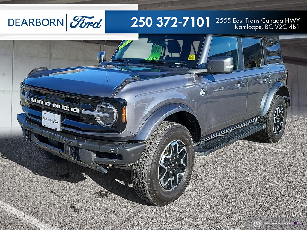 2021 Ford Bronco Outer Banks ONE OWNER - 313A HIGH PACKAGE