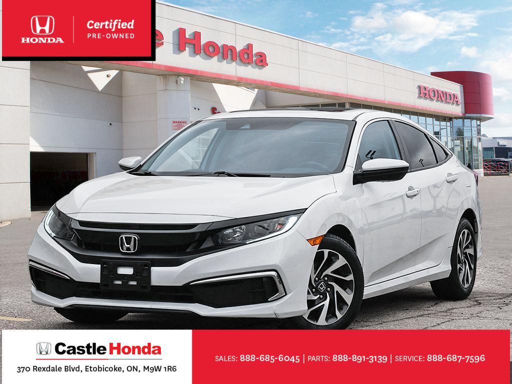 2019 Honda Civic Sedan EX | Honda Sensing | Sunroof | Alloy Wheels
