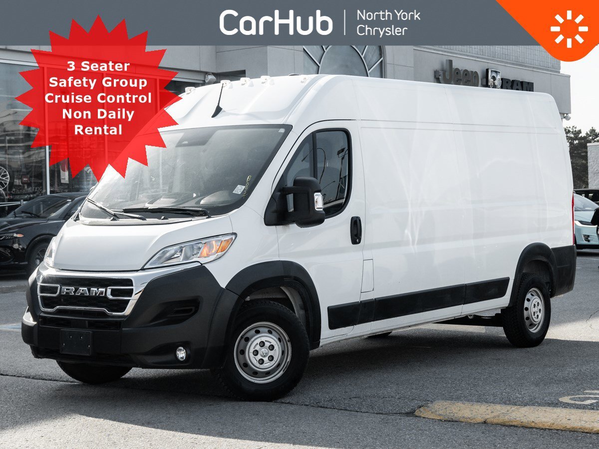 2023 Ram ProMaster Cargo Van 2500 High Roof 159 WB 3 Seater Android Auto