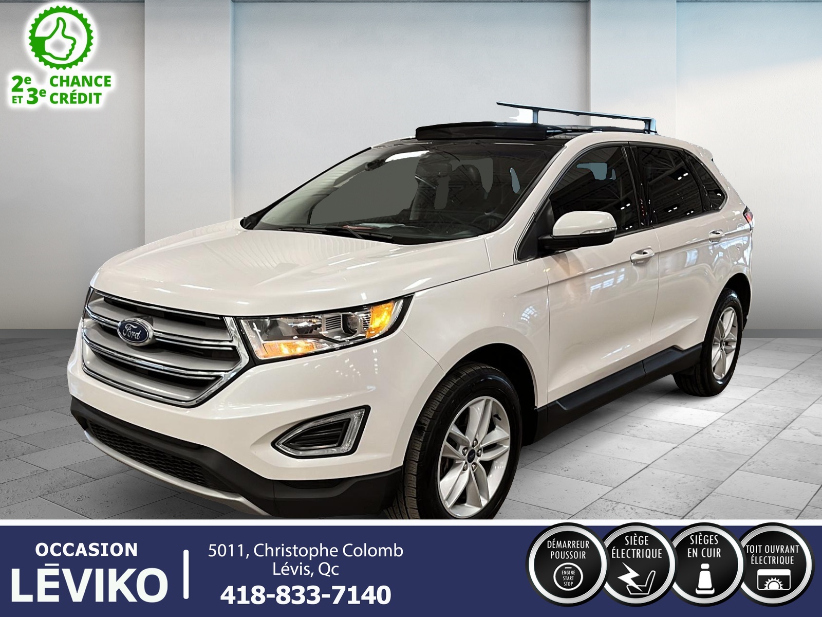 2018 Ford Edge SEL | CUIR | TOIT PANORAMIQUE |