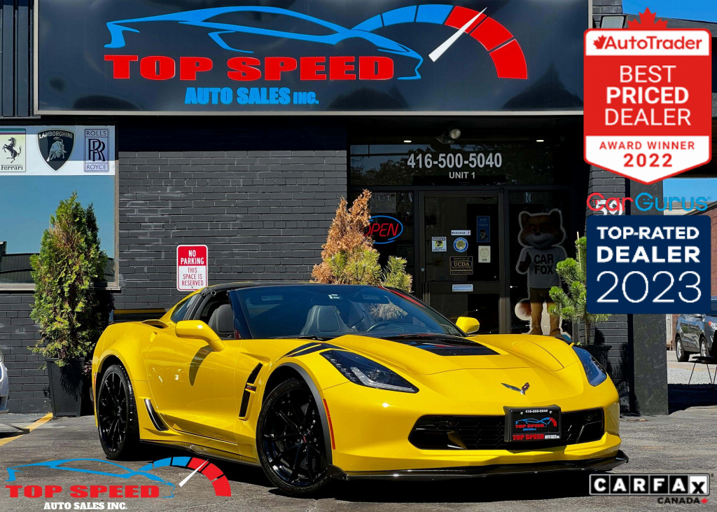 2019 Chevrolet Corvette 2dr Grand Sport Cpe w/2LT | BLACK WHEELS | FULLY O