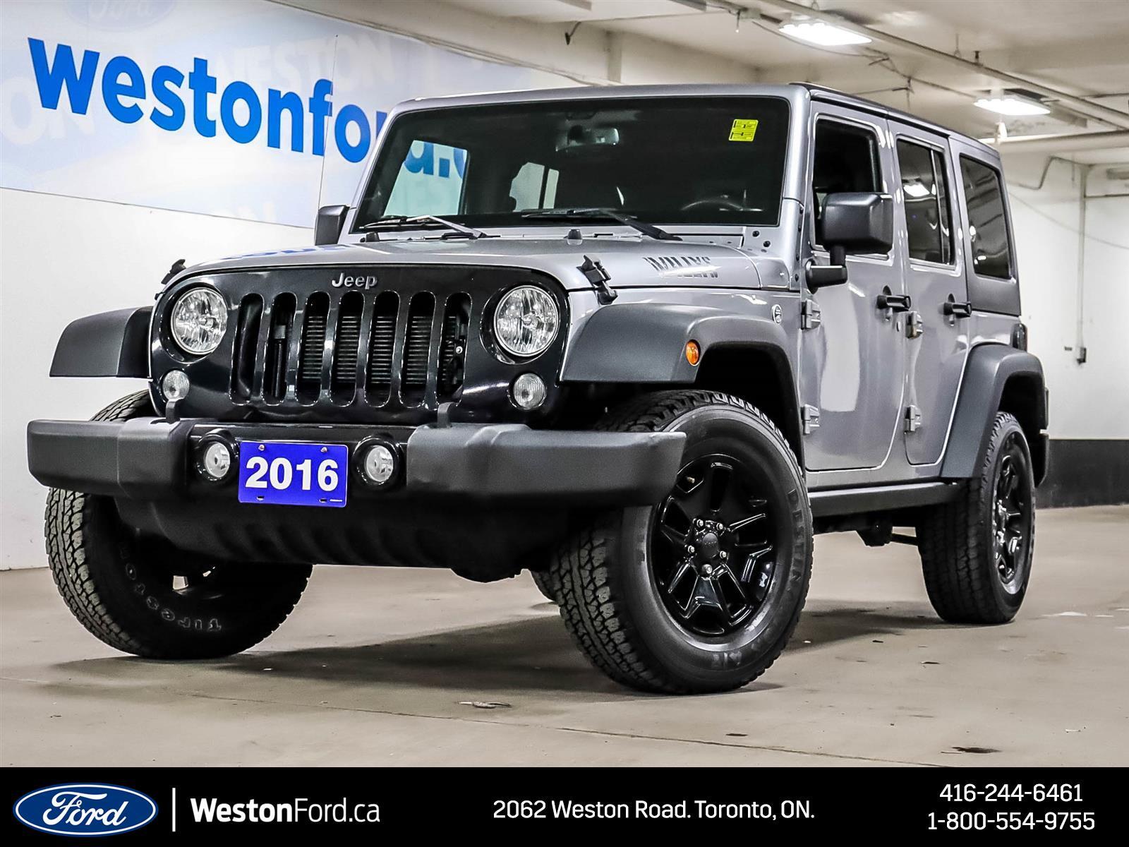 2016 Jeep Wrangler Unlimited Willys+V6