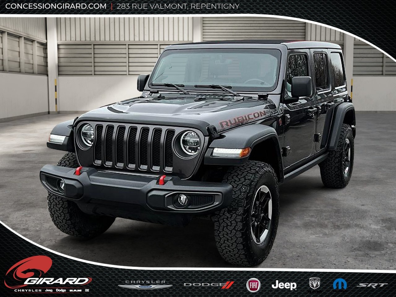 2021 Jeep WRANGLER UNLIMITED **RUBICON**TOIT SKY**ENS. TEMPS FROID**3.6L V6** *